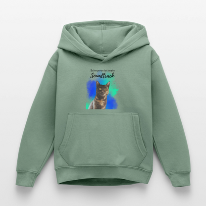Nala's Hoodie Schnurren ist mein Soundtrack Black Edition - LiNBW.