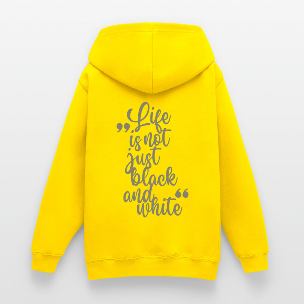 LiNBW. Crew Hoodie Life is not just black and white Edition Grey - LiNBW.