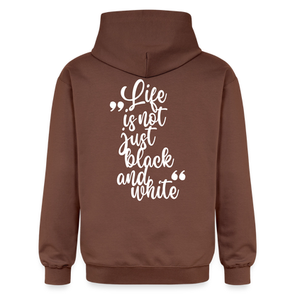 LiNBW. Crew Hoodie White Edition Life is not just black and white - Kakao