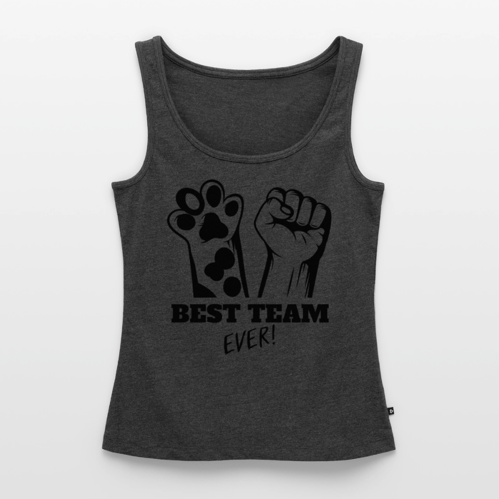 Best Team Ever Tank Top Premium - Anthrazit meliert