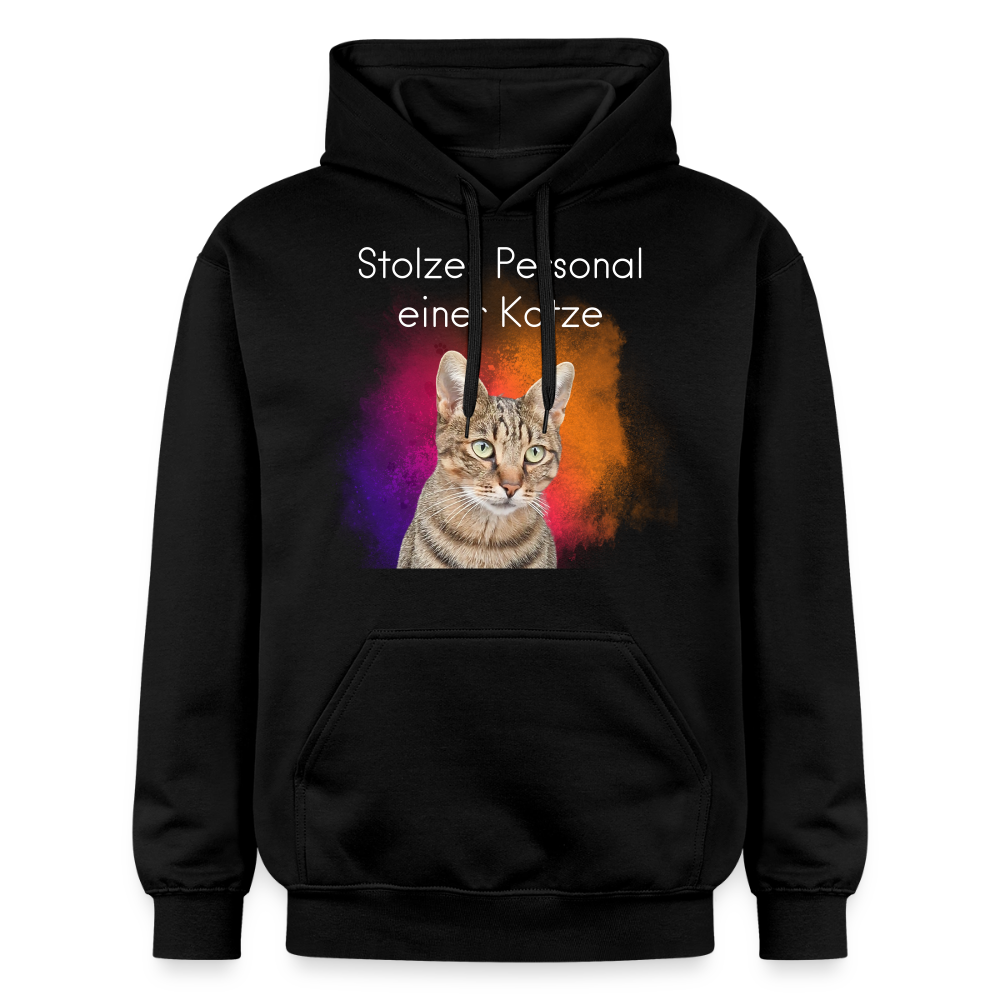 Pedro's Hoodie Stolzes Personal einer Katze White Edition - Schwarz