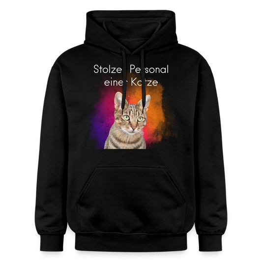Pedro's Hoodie Stolzes Personal einer Katze White Edition - Schwarz