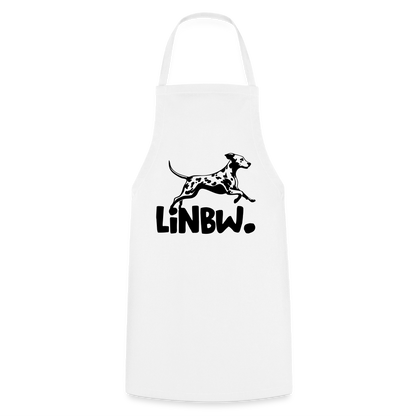 LiNBW. Kochschürze Black Edition - Weiß