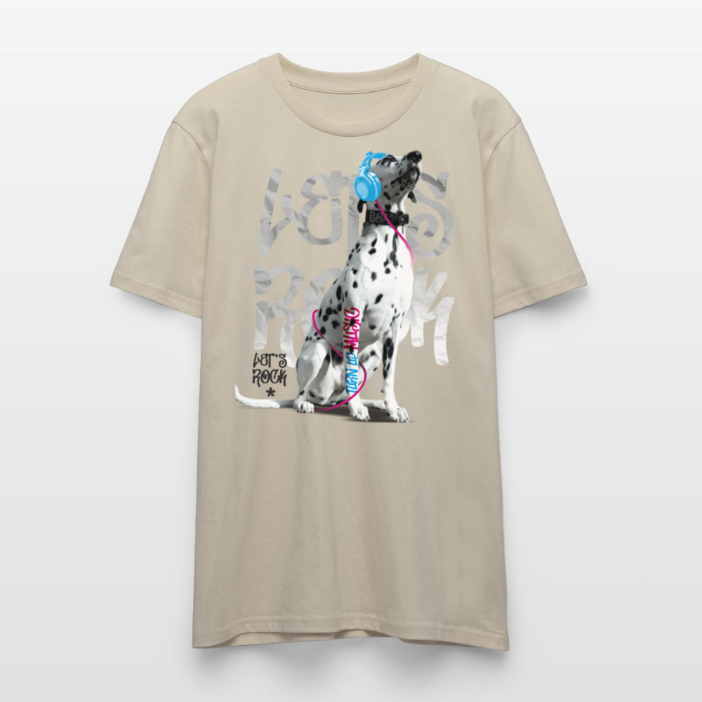 Boa's Unisex T-Shirt Premium Let's Rock - Beige