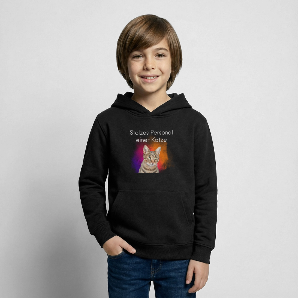Pedro's Hoodie Stolzes Personal einer Katze White Edition - LiNBW.