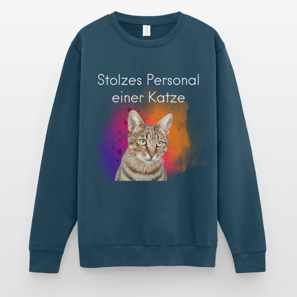 Pedro's Classic Pullover Stolzes Personal einer Katze White Edition - LiNBW.