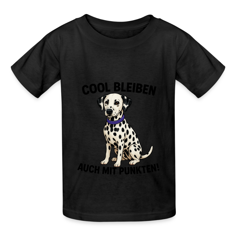 Davina's T-Shirt Cool bleiben auch mit Punkten - Schwarz