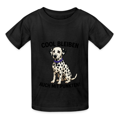Davina's T-Shirt Cool bleiben auch mit Punkten - Schwarz