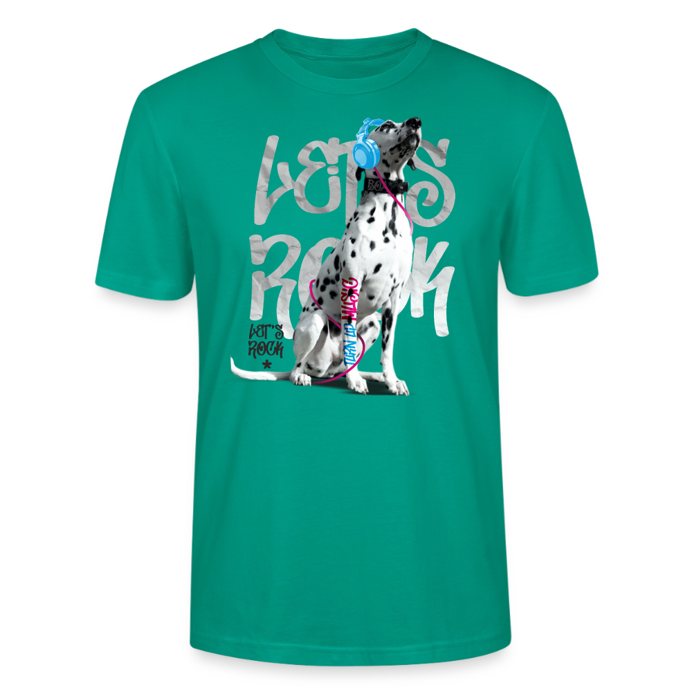Boa's Unisex T-Shirt Premium Let's Rock - Blaugrün