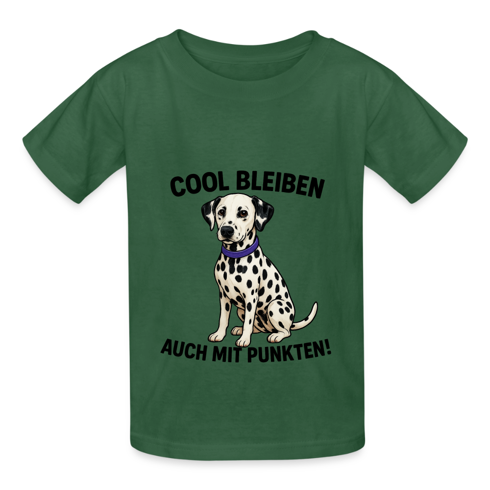 Davina's T-Shirt Cool bleiben auch mit Punkten - Flaschengrün