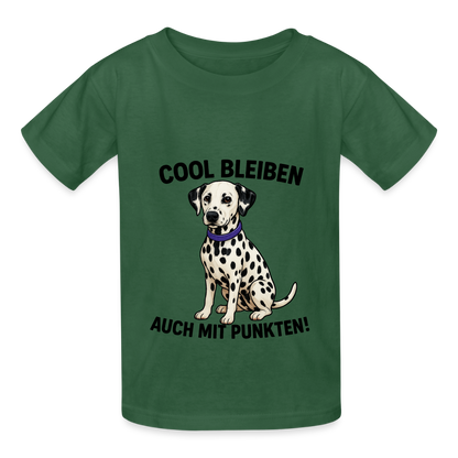 Davina's T-Shirt Cool bleiben auch mit Punkten - Flaschengrün