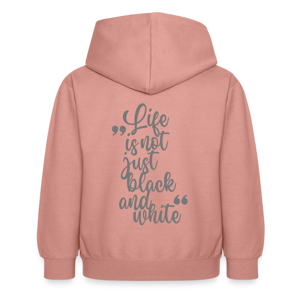 LiNBW. Crew Hoodie Life is not just black and white Edition Grey - LiNBW.