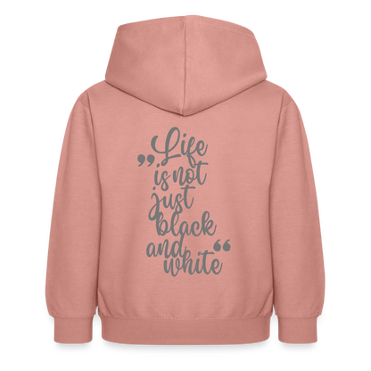 LiNBW. Crew Hoodie Life is not just black and white Edition Grey - LiNBW.