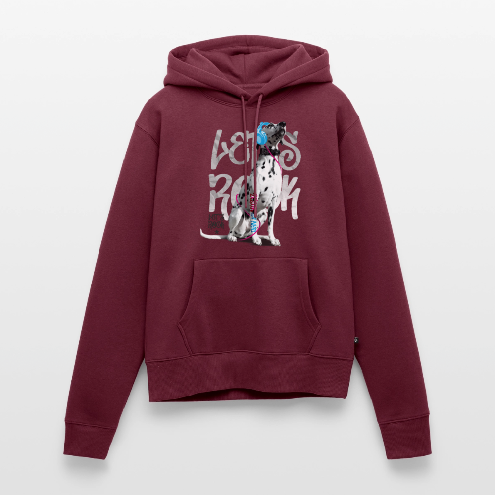 Boa's Hoodie Let's Rock - Burgunderrot