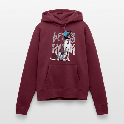 Boa's Hoodie Let's Rock - Burgunderrot