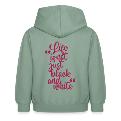 LiNBW. Crew Hoodie Life is not just black and white Edition Pink - LiNBW.