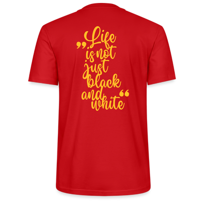LiNBW. Unisex T-Shirt Premium Crew Yellow Edition Life is not just black and white - LiNBW.