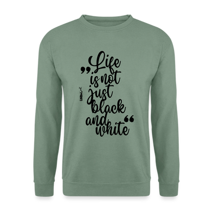Life is not just black and white Classic Pullover Black Edition - LiNBW.