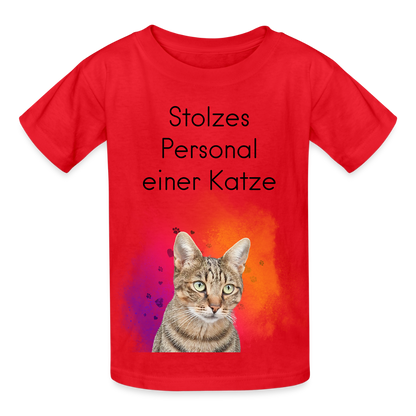 Pedro's T-Shirt Stolzes Personal einer Katze Black Edition - LiNBW.