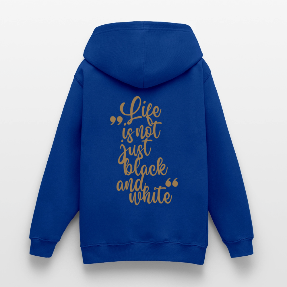 LiNBW. Crew Hoodie Life is not just black and white Edition Brown - LiNBW.