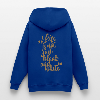 LiNBW. Crew Hoodie Life is not just black and white Edition Brown - LiNBW.