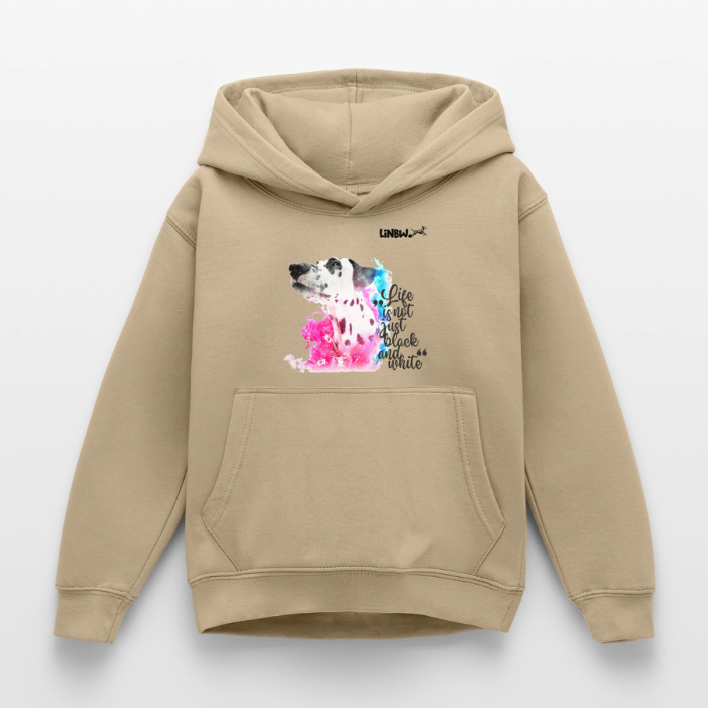 Boa's Hoodie Splash Life is not just black and white Edition Black - LiNBW.