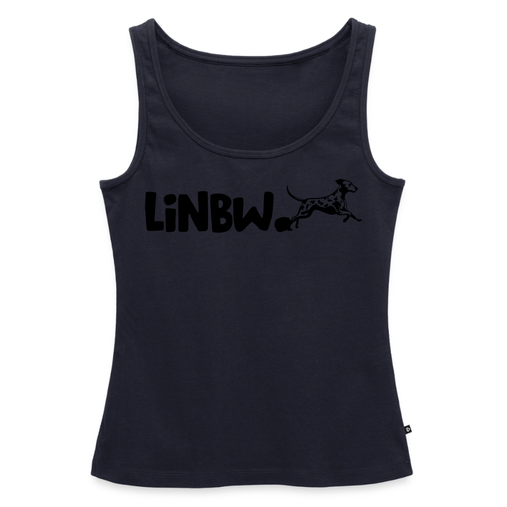 LiNBW. Tank Top Premium Black Edition Life is not just black and white - Navy