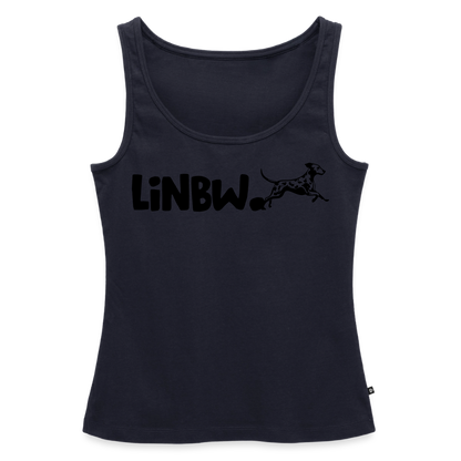LiNBW. Tank Top Premium Black Edition Life is not just black and white - Navy