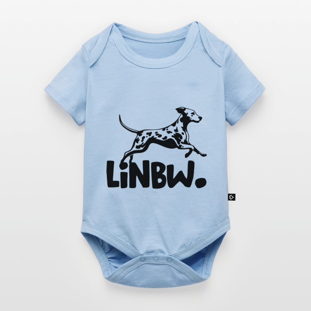 LiNBW. Kurzarm-Body Black Edition - Hellblau