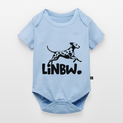LiNBW. Kurzarm-Body Black Edition - Hellblau