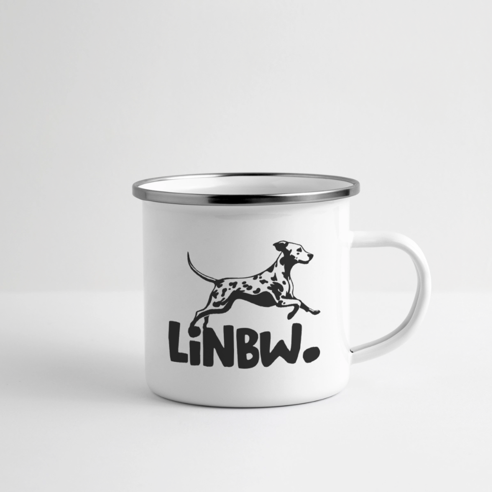 Emaille-Tasse - Weiß