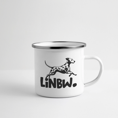 Emaille-Tasse - Weiß