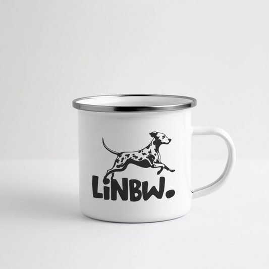 Emaille-Tasse - Weiß