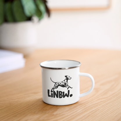 Emaille-Tasse - Weiß