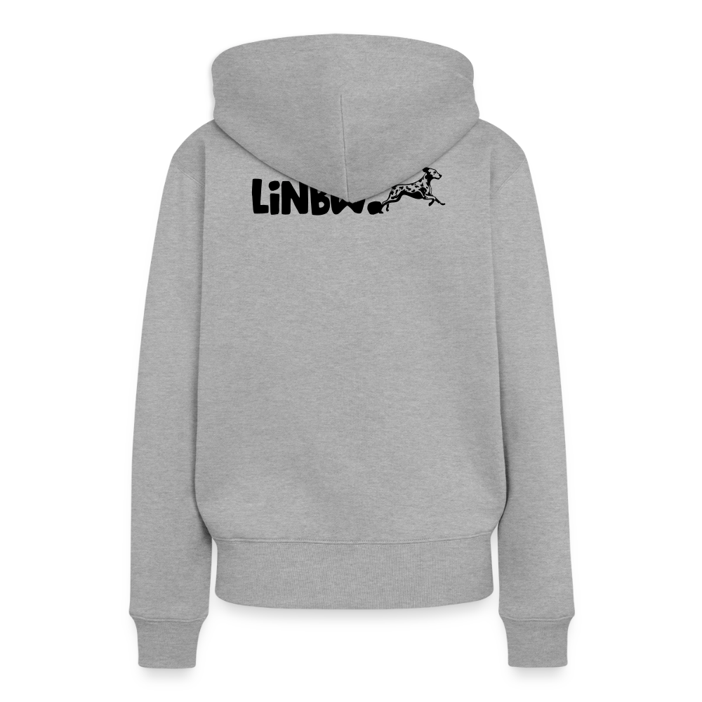 Life is not just black and white Hoodie Black Edition - Grau meliert