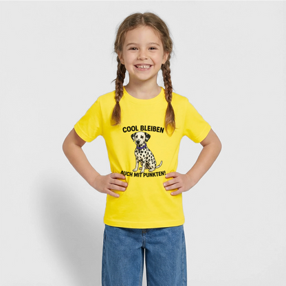 Davina's T-Shirt Cool bleiben auch mit Punkten - Gelb