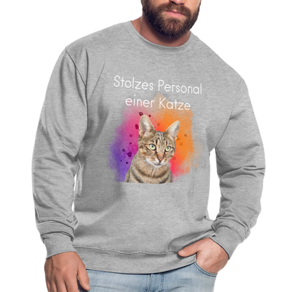 Pedro's Classic Pullover Stolzes Personal einer Katze White Edition - LiNBW.