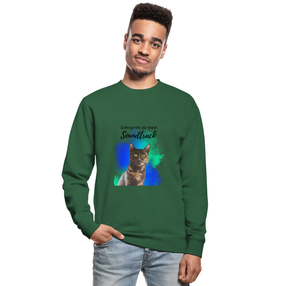 Nala's Classic Pullover Schnurren ist mein Soundtrack Black Edition - Grün