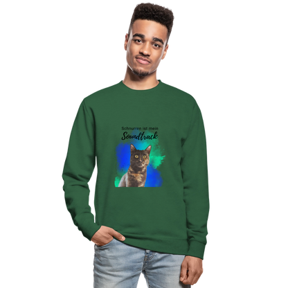 Nala's Classic Pullover Schnurren ist mein Soundtrack Black Edition - Grün