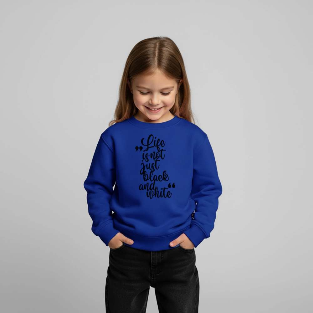 Life is not just black and white Pullover Black Edition - LiNBW.