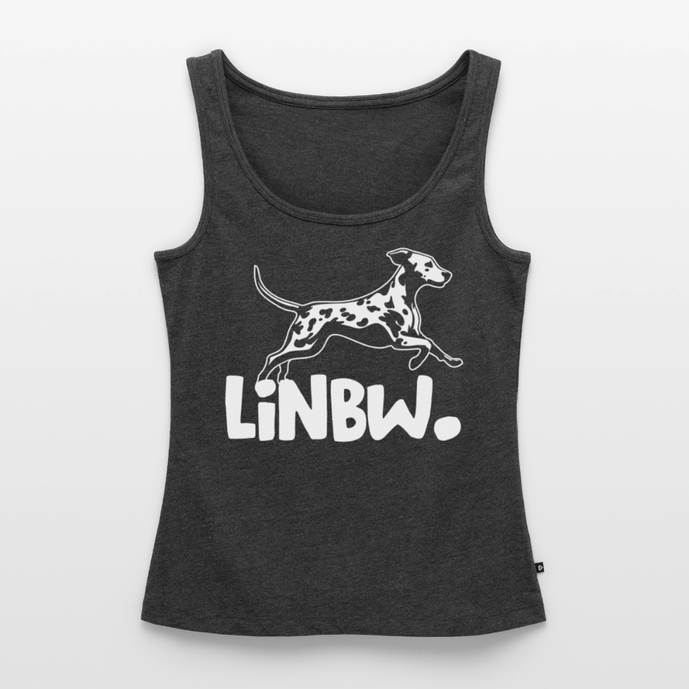 LiNBW. Tank Top Premium White Edition - Anthrazit meliert