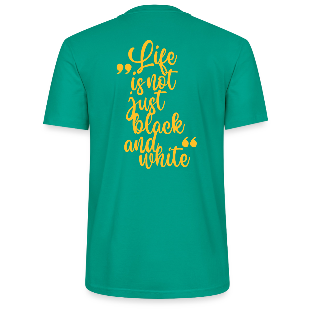 LiNBW. Unisex T-Shirt Premium Crew Yellow Edition Life is not just black and white - LiNBW.