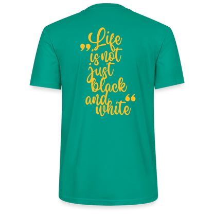 LiNBW. Unisex T-Shirt Premium Crew Yellow Edition Life is not just black and white - LiNBW.