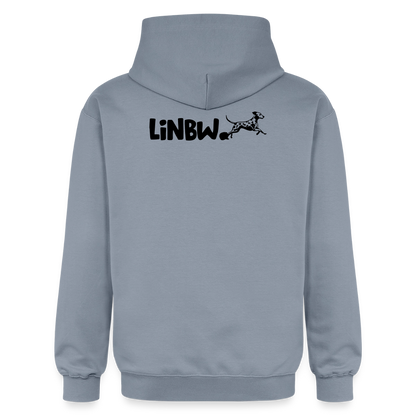 Life is not just black and white Hoodie Black Edition - Blau