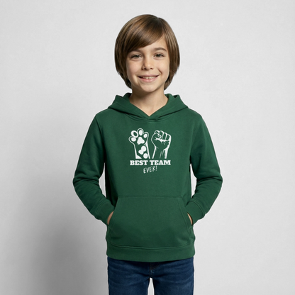 Best Team Ever  Hoodie White Edition - Flaschengrün
