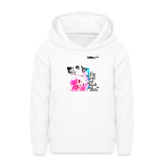 Boa's Hoodie Splash Life is not just black and white Edition Black - LiNBW.