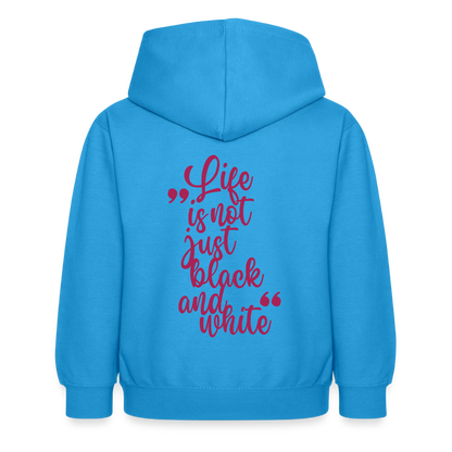 LiNBW. Crew Hoodie Life is not just black and white Edition Pink - LiNBW.