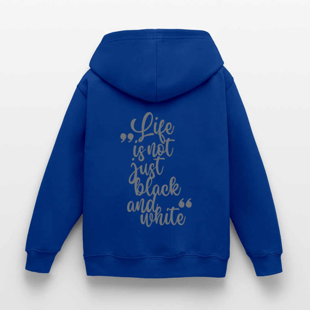 LiNBW. Crew Hoodie Life is not just black and white Edition Grey - LiNBW.