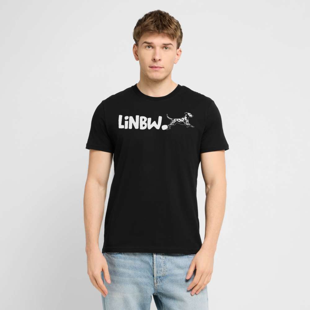 LiNBW. Unisex T-Shirt Premium Crew White Edition Life is not just black and white - Schwarz