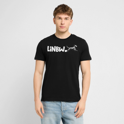 LiNBW. Unisex T-Shirt Premium Crew White Edition Life is not just black and white - Schwarz